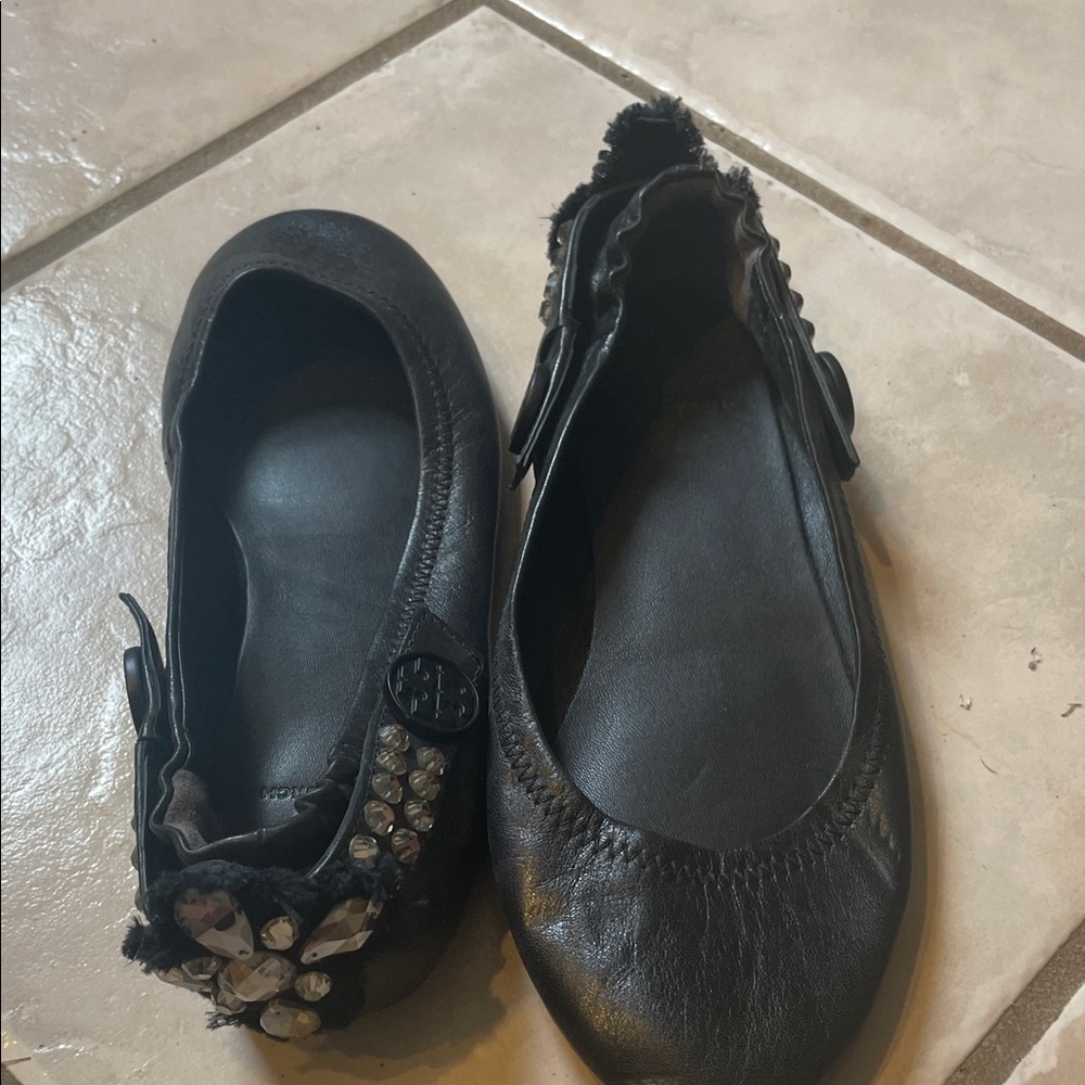 Tory Burch Black Women's Flats